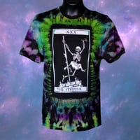 Unisex XL Reverse Dyed Skelly Tee