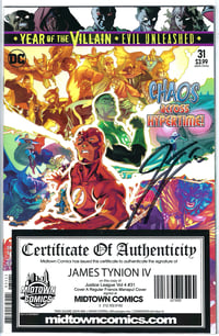 Justice League #31 Signed