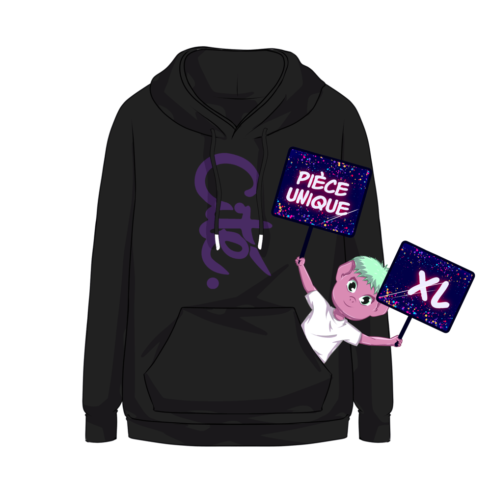[1/1] Hoodie CITÉ. (Violet/XL)