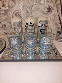 Image 3 of TIFFANY BLUE JAR CANDLE SET