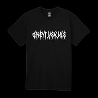 Image 2 of SB "Art Dysphoria" Font T-Shirt 