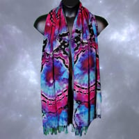 Image 1 of Reverse Dyed Pash-Style Scarf