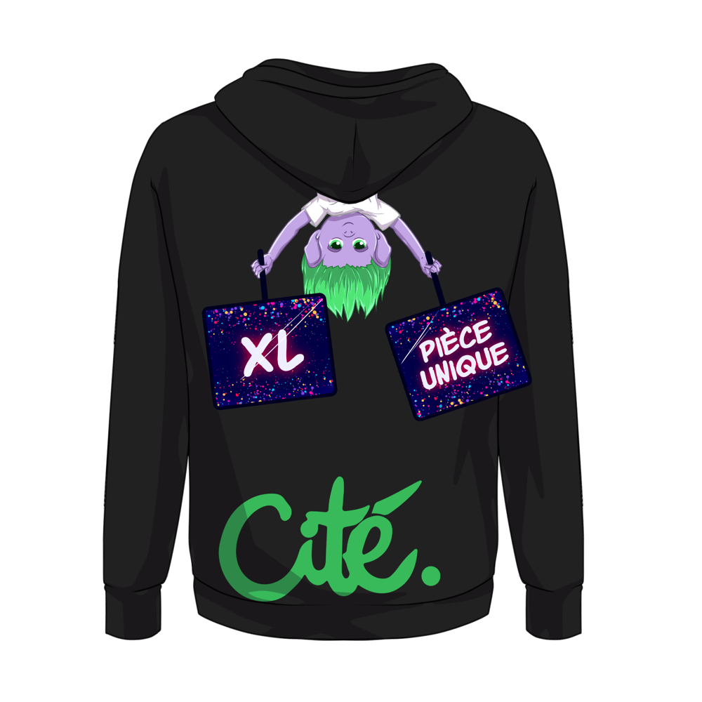  [1/1] Hoodie CITÉ. (Vert/XL)