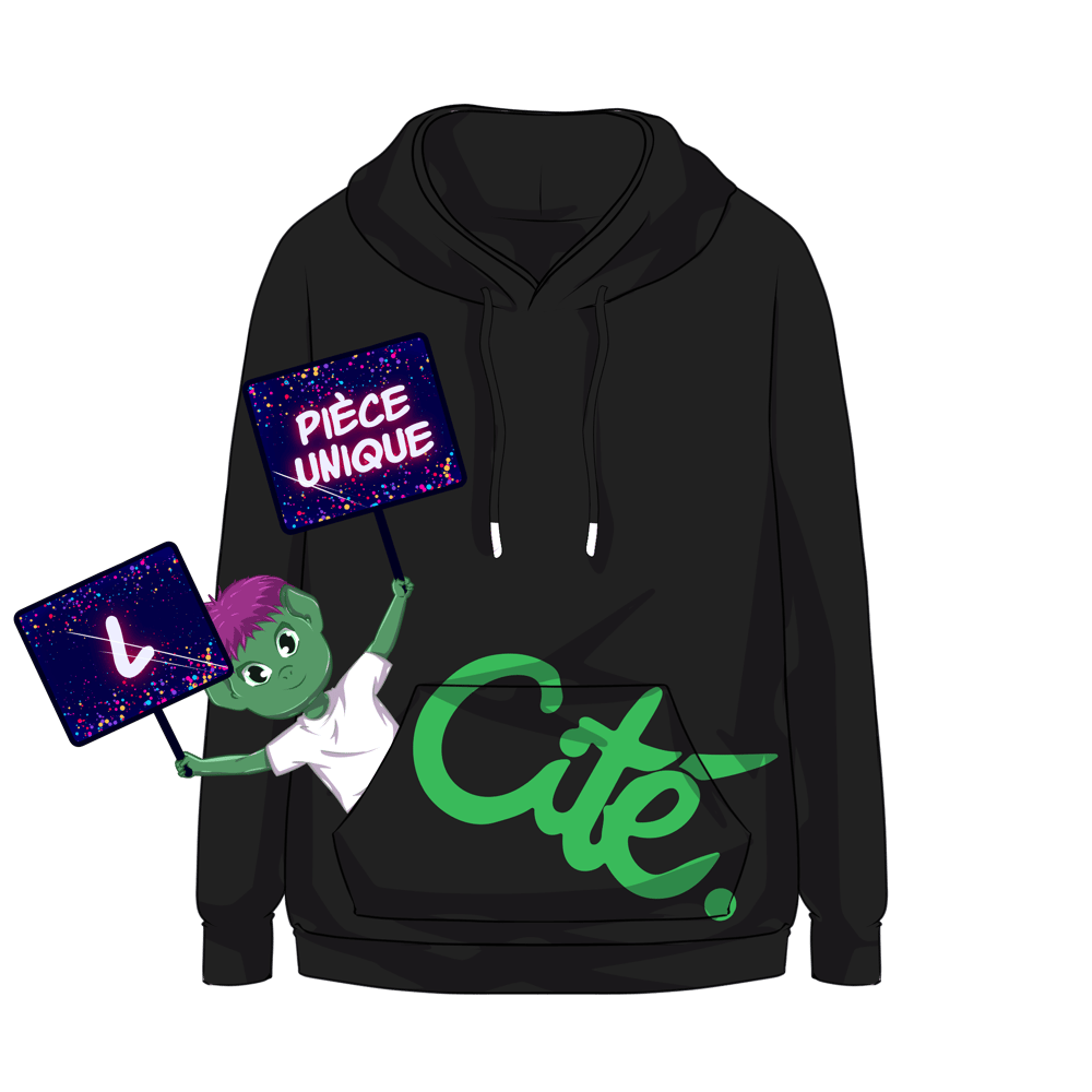 [1/1] Hoodie CITÉ. (Vert/L)
