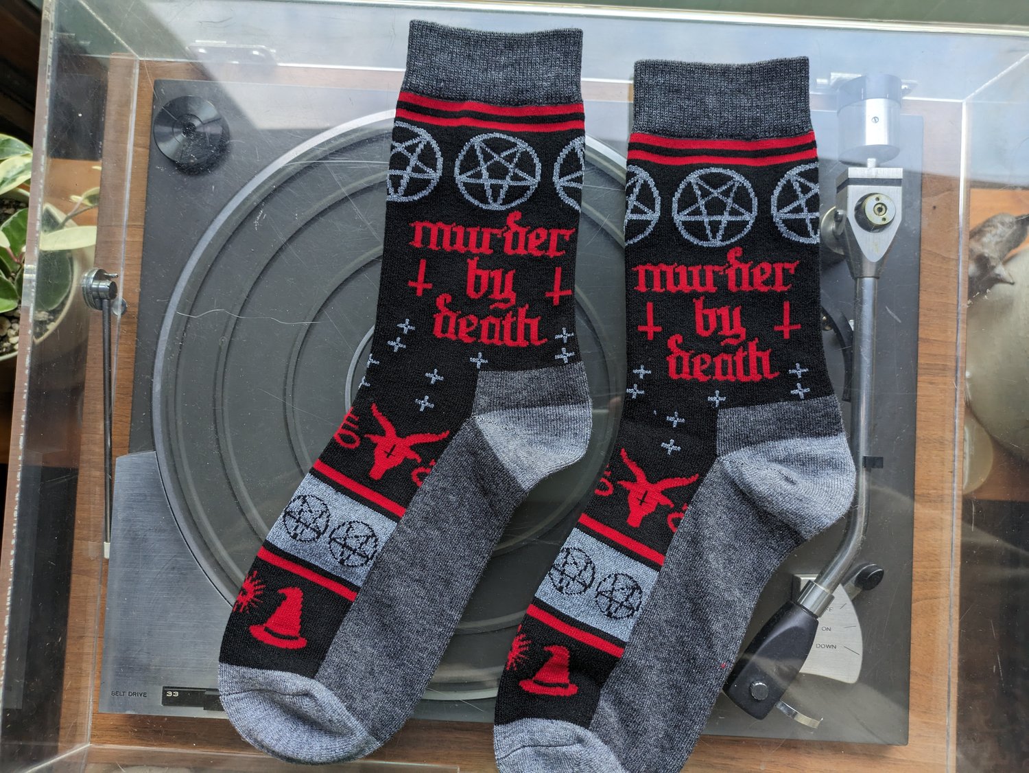 Image of Merino Wool Demonic Socks