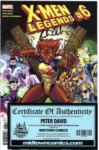 X-Men Legends #6 Signed