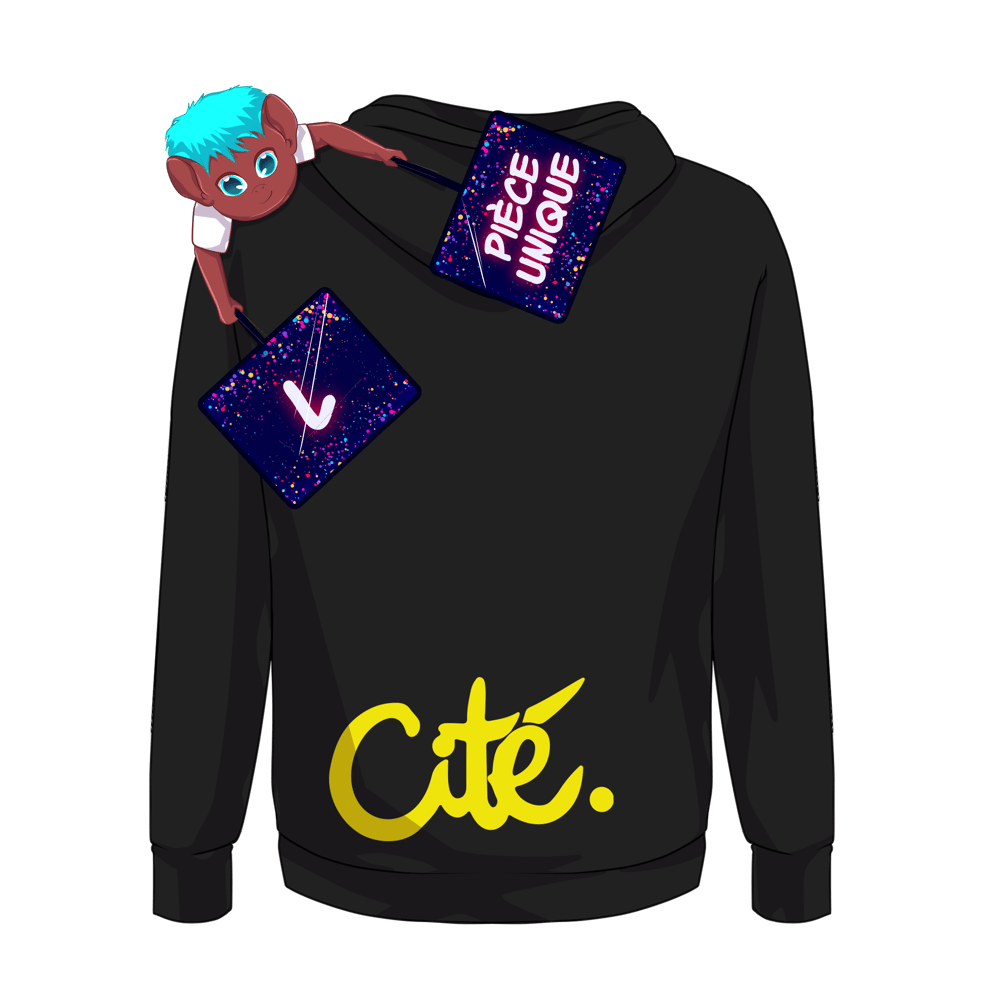 [1/1] Hoodie CITÉ. (Jaune/L )