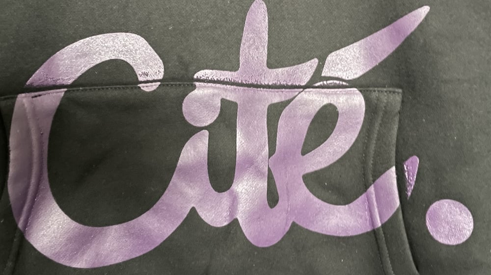  [1/1] Hoodie CITÉ. (Violet/M)