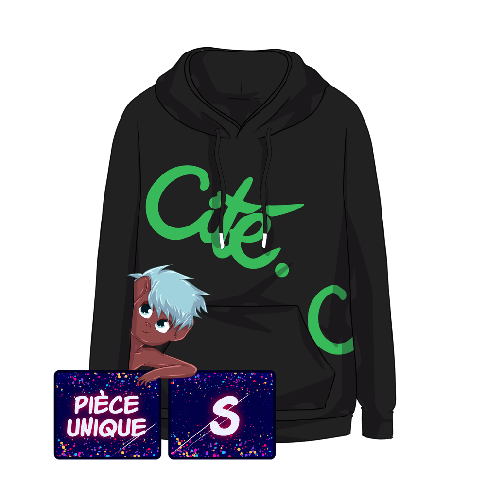  [1/1] Hoodie CITÉ. (Vert/S)
