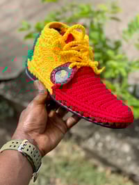 Image 1 of Yaad Step Crochet Hightop Shoe