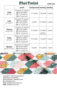 Image 2 of Plot Twist quilt pattern - PDF Version