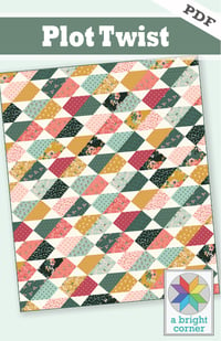 Image 1 of Plot Twist quilt pattern - PDF Version