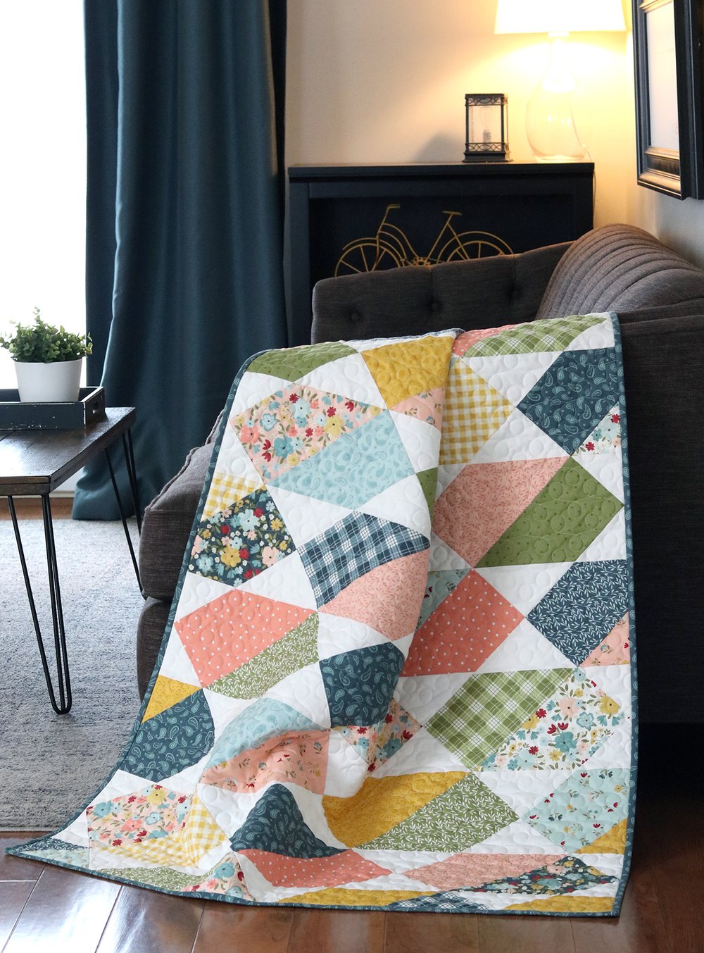 Plot Twist quilt pattern - PDF Version | A Bright Corner