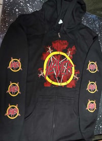 Image 2 of Slayer south of heaven Zip-Up HOODIE