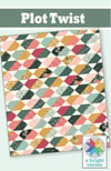 Plot Twist quilt pattern - PAPER pattern