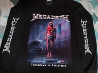 Image 1 of Megadeth countdown to extinction LONG SLEEVE