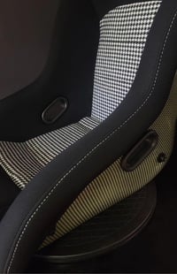 Image 5 of Houndstooth | Carbon Kevlar Shell | Bucket Seat - Falcon R Series  - SINGLE Seat