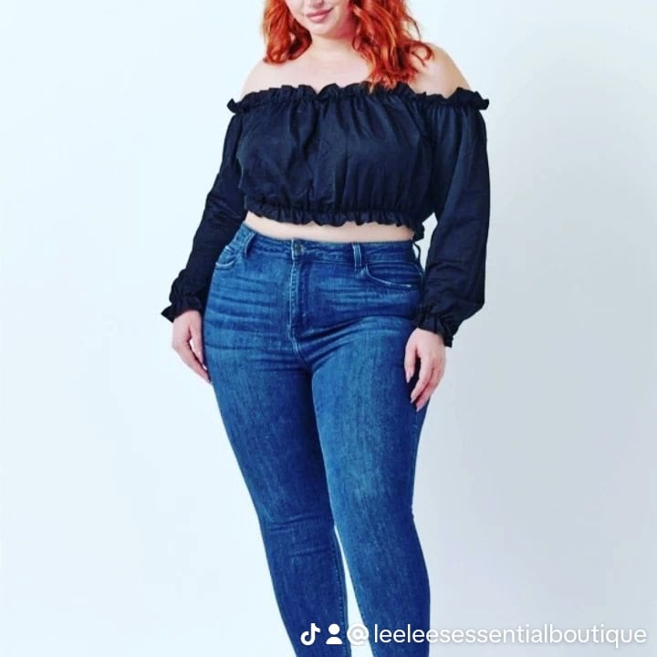 Image of Plus size Straight Ankle jeans