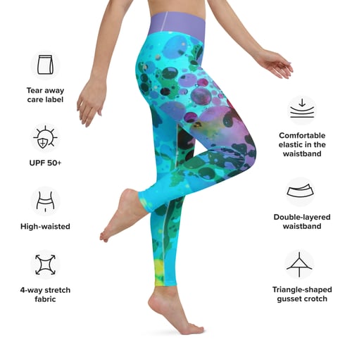 Image of NEW - "Ethereal Dreamscape" Yoga Leggings