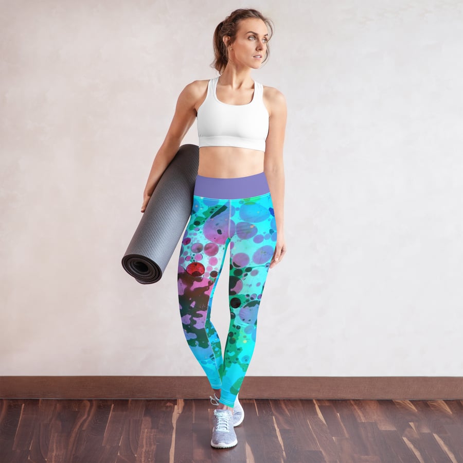 Image of NEW - "Ethereal Dreamscape" Yoga Leggings