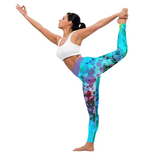 Image of "Ethereal Dreamscape" Yoga Leggings