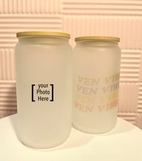 16oz Frosted Glass Tumbler