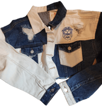 Image 4 of She Is Zeta Crop Denim  Jacket