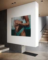 Image 5 of Painting / maleri / "Et øjeblik XII" / 120x150 cm