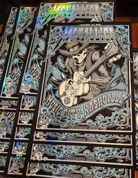 Image 3 of 5 YEAR ANNIVERSARY NASHVILLE FOIL POSTER