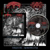 Besotten / Funerelic - Abyssal Synodality Split Jewel Case CD