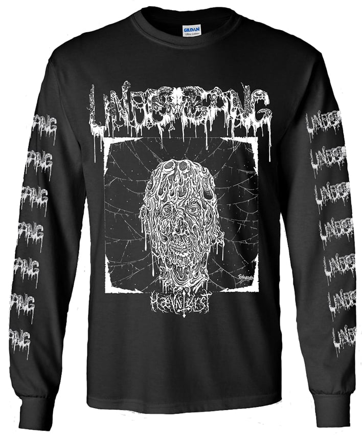 Image of Undergang “ Hævntørst “ Long Sleeve T shirt with Logo sleeve prints