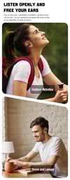 Monster Ear Bone Headphones AC 500 Bluetooth 5.3 Ear Clip 