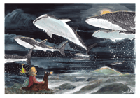 Image 2 of Where does snow come from? Art Card