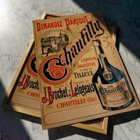 Image 1 of  Chantilly Liqueur digestive à base de tilleul | Drink Poster | Vintage Poster