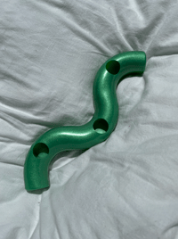 Image 3 of green supreme candlestick holder