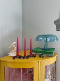Image 3 of deep purple candle holder