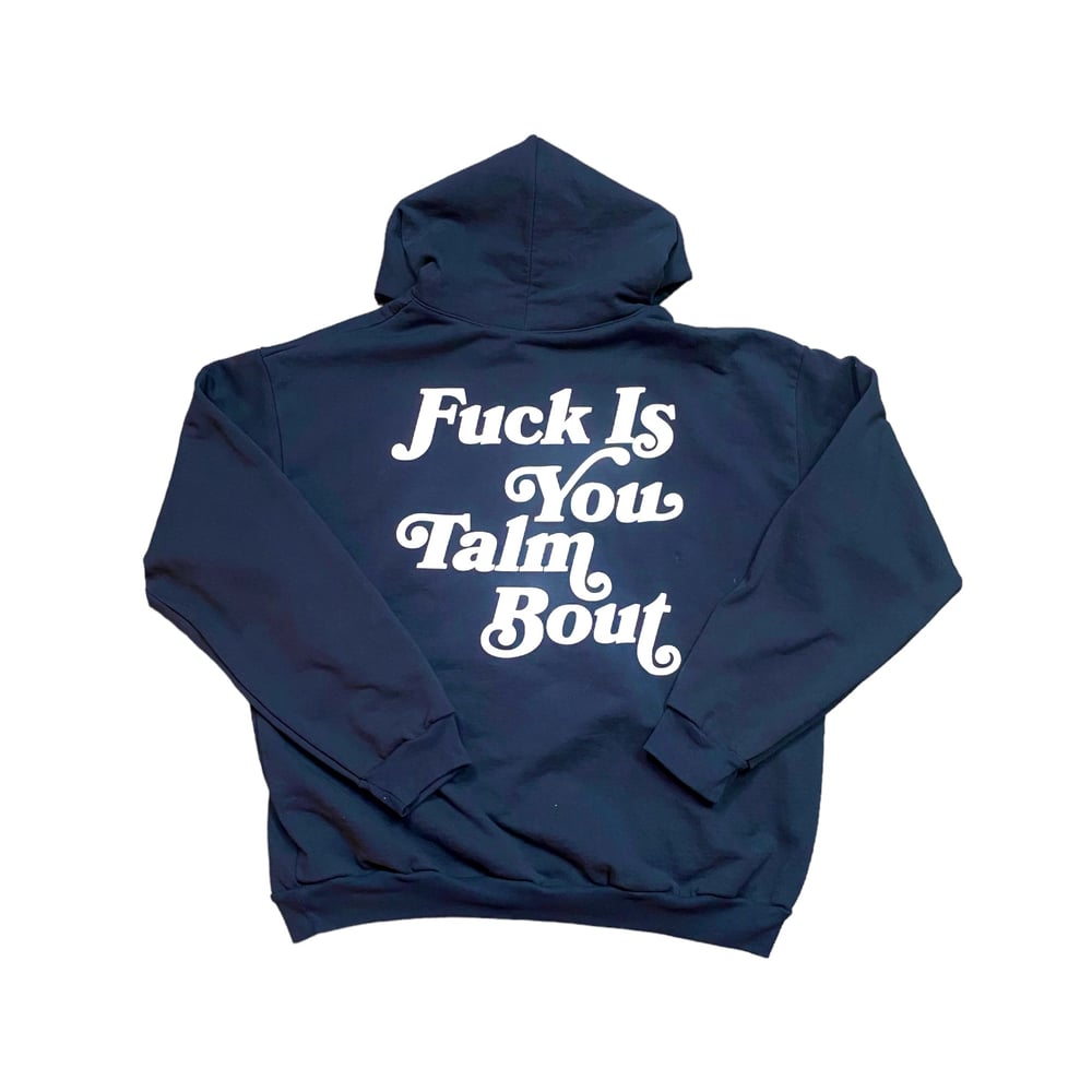 Image of FIYTB NAVY HOODIE w/ 3D PUFFPRINT 