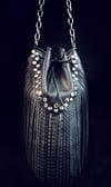 VEGAN leather bucket bag (textured snake skin)