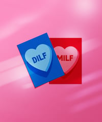 Image of Cheeky Valentines Cards MILF / DILF
