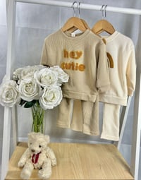 Image 5 of Unisex Neutral 2pc Set Jumper and Trousers