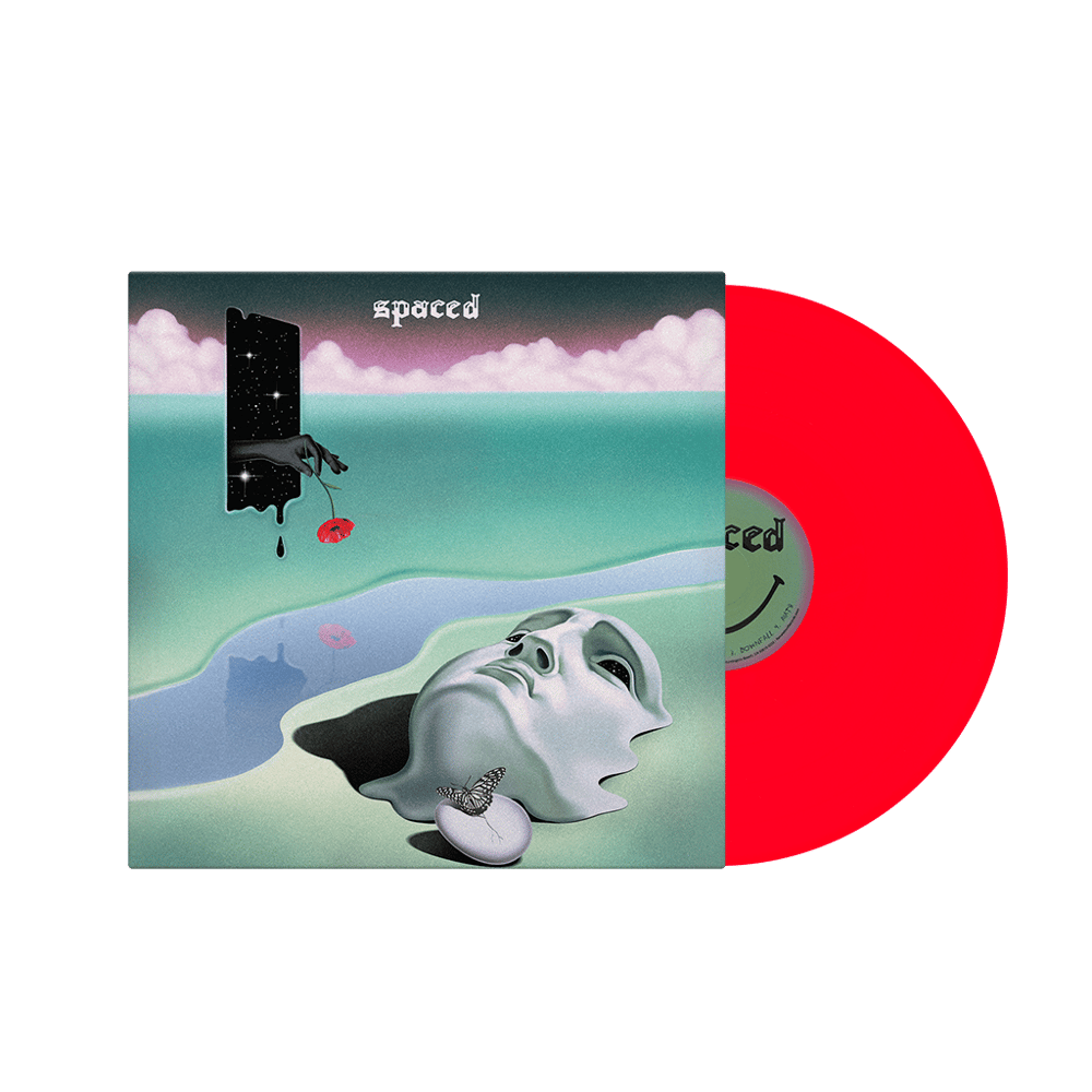 Image of Spaced-This Is All We Ever Get 12” Red Vinyl Exclusive Pressing With Numbered Foil Decal Pre-Order