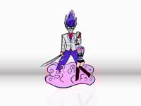 Image 1 of Gideon & Ramona - Large Hard Enamel Pin