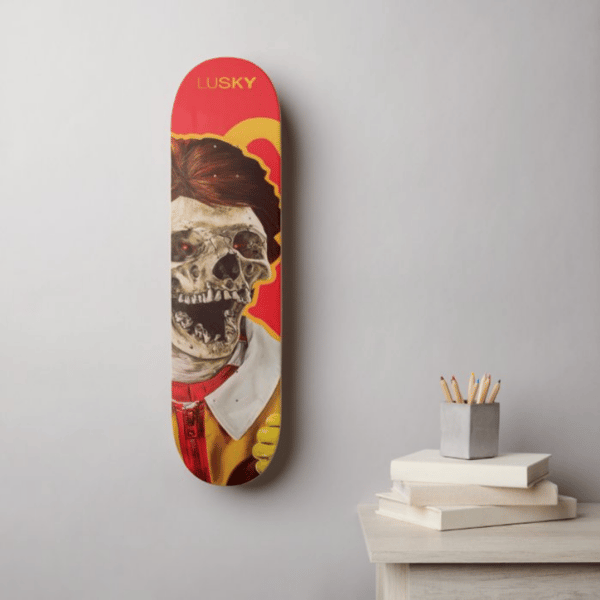 Image of MacDeath Skateboard. Limited to 10. Signed and numbered