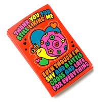 Image 1 of Snail Sticker Card