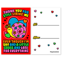 Image 2 of Snail Sticker Card