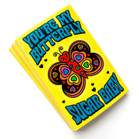Image 1 of Butterfly Sugar Baby Sticker Card