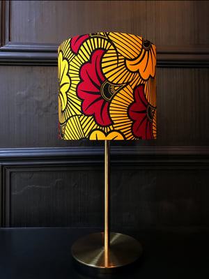 Image of African Print Lampshade - CS1 - 20x18cm