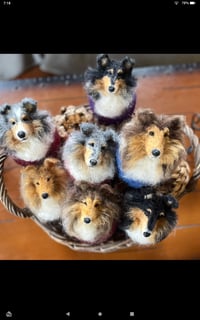 Image 4 of SALE: $40 or 3/$115 Rough Collie ornament