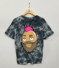 Image 1 of SPUDMAN BLACK TIEDYE T-SHIRT