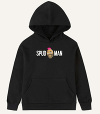 Image 2 of SPUDMAN BLACK HOODIE